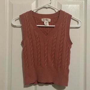 Pink Sweater Vest